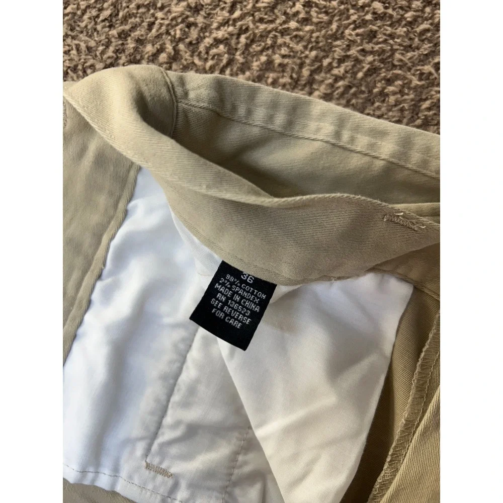 Brooklyn Cloth The Twill Short Mens 36 Khaki Tan Stretch Cotton Chino Shorts